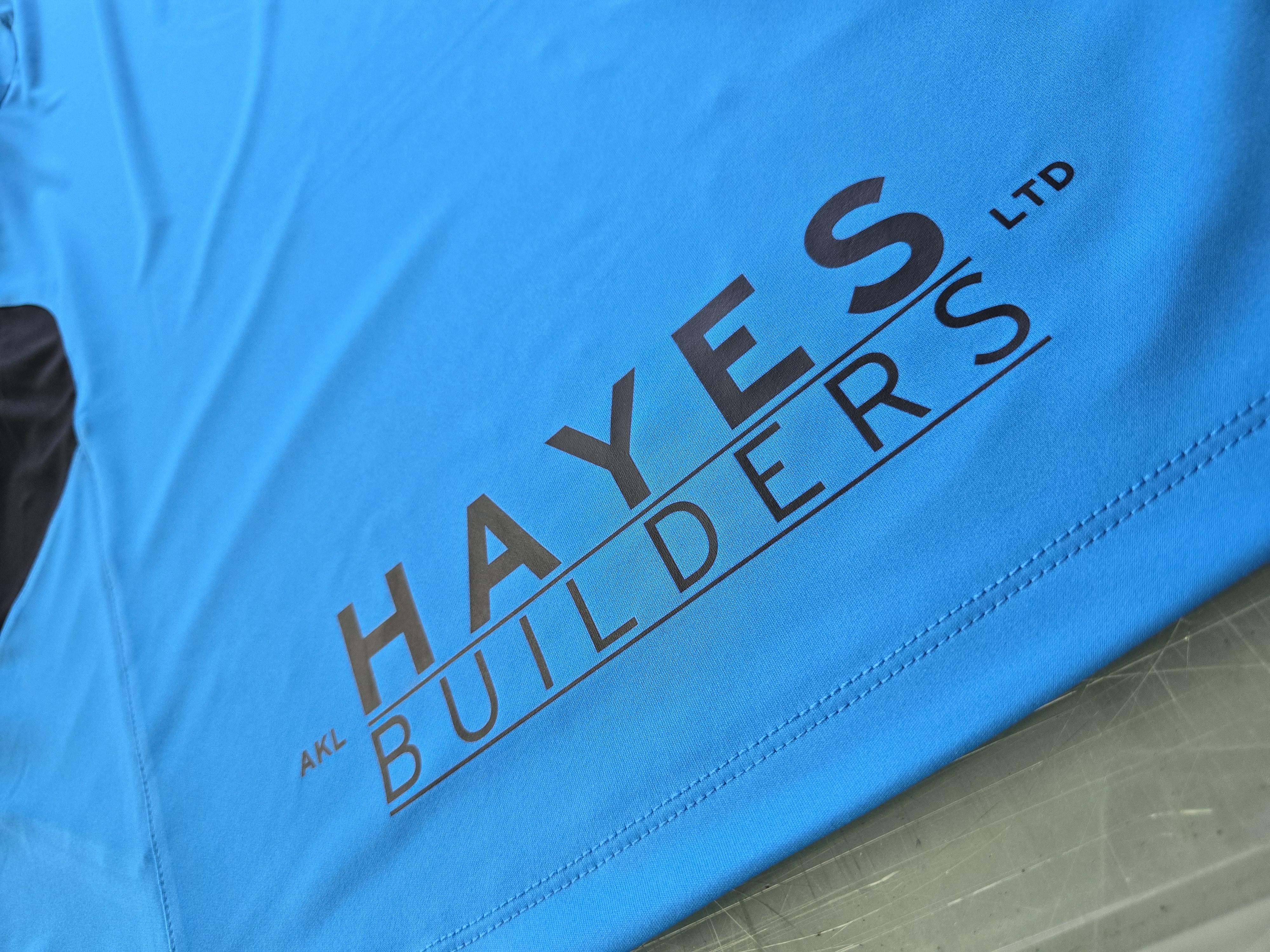 Branded builders polo for Auckland trade businesses